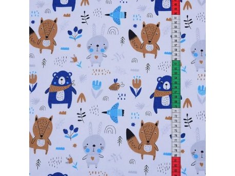 TOP BEDS Posteljina 160x110 - Navy Bear