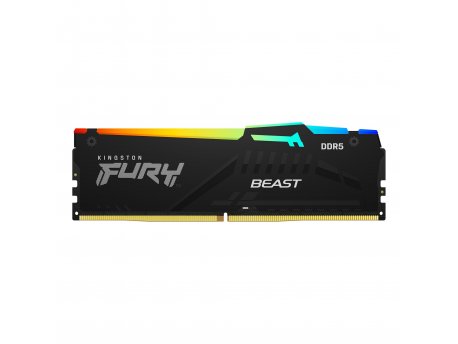 KINGSTON DDR5 32GB 5200MHz Fury Beast RGB Black KF552C40BBA-32