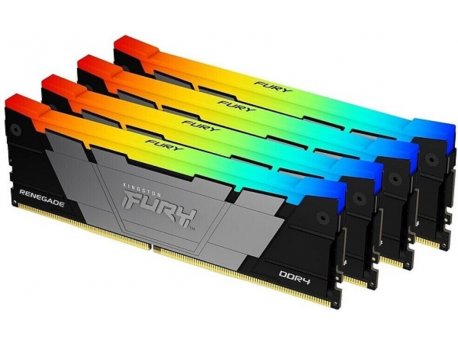 KINGSTON DIMM DDR4 128GB 4x32GB 3600MHz KF436C18RB2AK4/128 FURY Renegade RGB