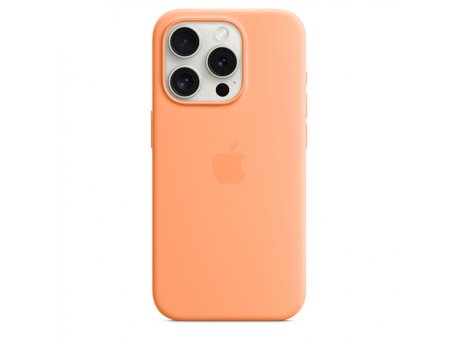 APPLE IPhone 15 Pro Silicone Case w MagSafe - Orange Sorbet (mt1h3zm/a)
