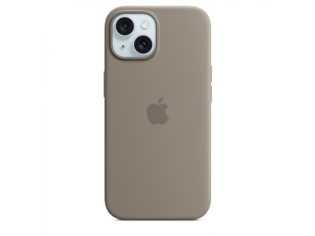 APPLE IPhone 15 Silicone Case w MagSafe - Clay (mt0q3zm/a)