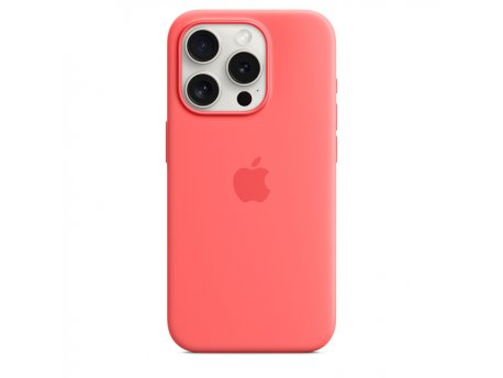 APPLE IPhone 15 Pro Max Silicone Case w MagSafe - Guava (mt1v3zm/a)