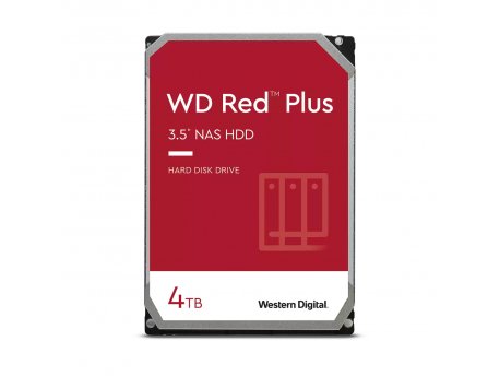 WESTERN DIGITAL 4TB 3.5'' SATA3 WD40EFPX Red Plus hard disk