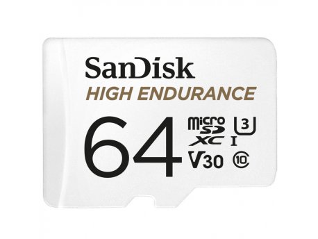 SANDISK High Endurance (SDSQQNR-064G-GN6IA) memorijska kartica micro SDXC 64GB class 10+adapter