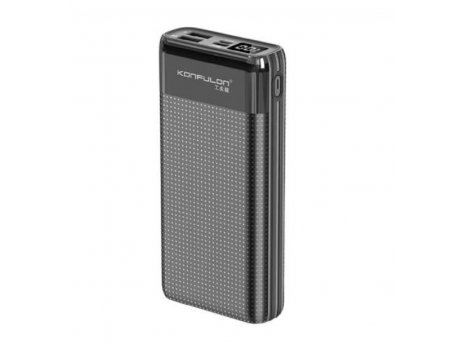KONFULON Eksterna baterija A30 20000mAh 15W Fast charge, crna (137035)