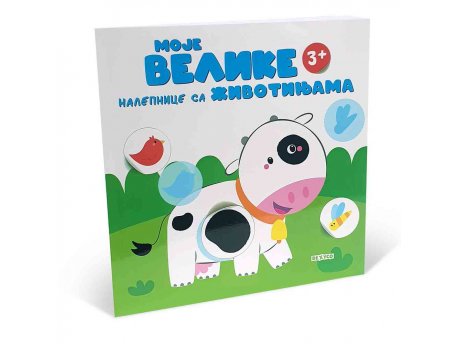 DEXY CO Moje velike nalepnice sa životinjama 3+ (DEXY4102)