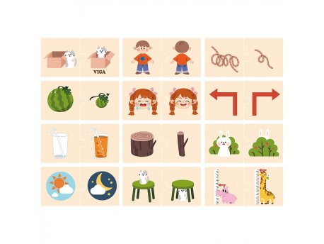 VIGA Puzzle suprotnosti