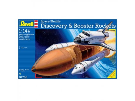 REVELL Maketa Space Shuttle Discovery Booster