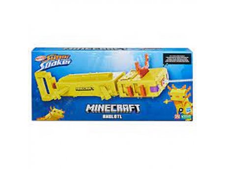 NERF Super Soaker Minecraft Axolotl