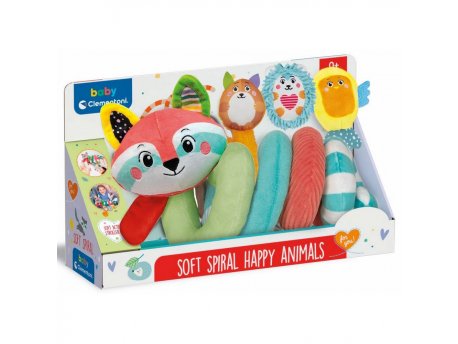 CLEMENTONI Baby meka spiralna lisica