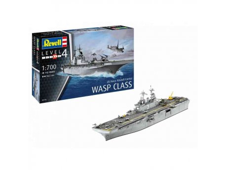 REVELL Maketa US Navy Assault Carrier Wasp Class