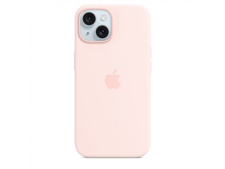 APPLE IPhone 15 Silicone Case w MagSafe - Light Pink(mt0u3zm/a)