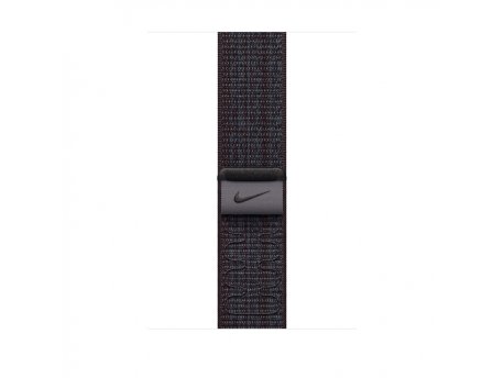 APPLE Watch 45mm Nike Band: Black/Blue Nike Sport Loop (mujx3zm/a)