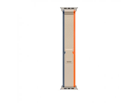 APPLE Watch 49mm Band: Orange/Beige Trail Loop - S/M (mt5w3zm/a)