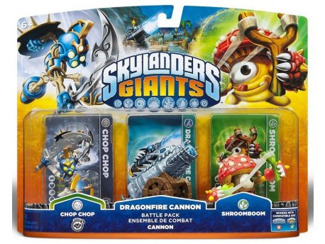 Sky dancers Activision Blizzard Skylanders GIANTS Battle Pack 1 (Chop Chop + Shroomboom + Cannon Piece)