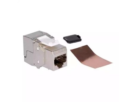 TOOLLESS Modul RJ-45 kat. 6A 10G STP HSEMRJ6GWT Schrack