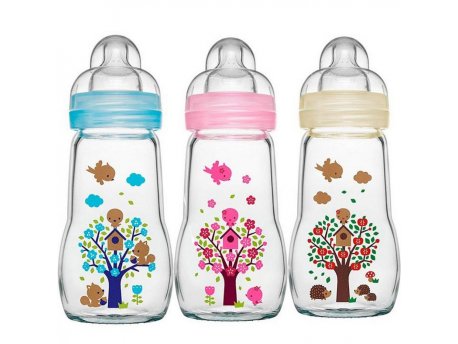 MAM Feel Good staklena flašica 2m+ 260ml