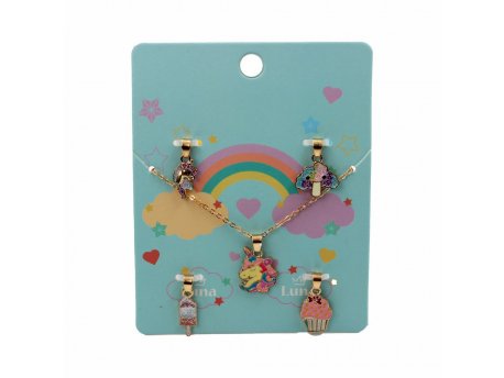 LUNA Ogrlica sa priveskom BFF set (LUN15969)