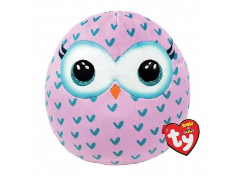 TY pliš SquIshy pliš sova Winks (MR39573)