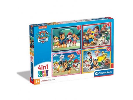 CLEMENTONI Puzzle 4in1 Paw Patrol