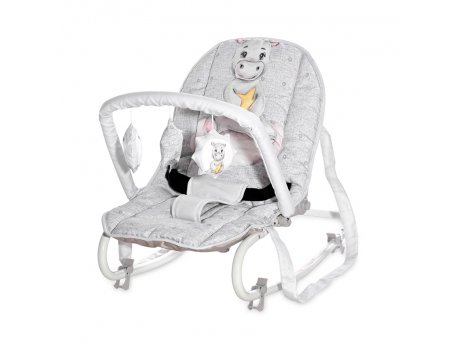 LORELLI BERTONI Ležaljka za bebe Eliza Noble grey hippo