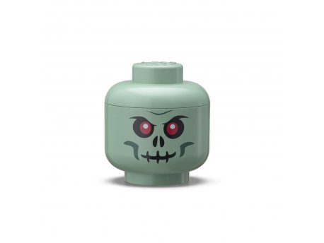 LEGO Glava za odlaganje (mini): Zeleni kosturko