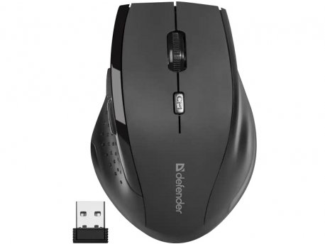 DEFENDER Bežični miš Accura MM-365 6D crni