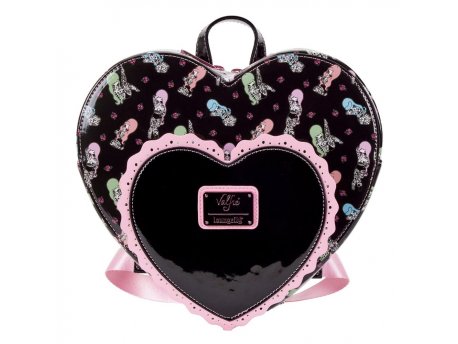 Loungefly Valfre Double Heart Mini Backpack
