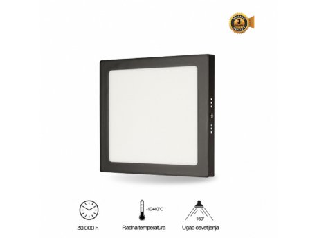 BBLINK LED panel N/Z KNS5-18W 6500K crni