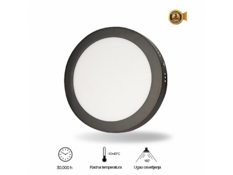 BBLINK LED panel N/Z KNC5-24W 6500K crni