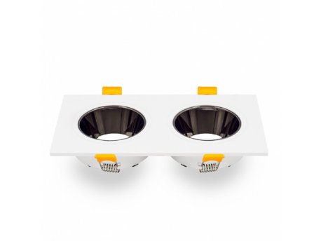 BBLINK Rozetna JM-1011 2xGU10 Bela, Crna