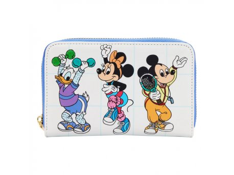 Loungefly Disney Mousercise Zip Around Wallet