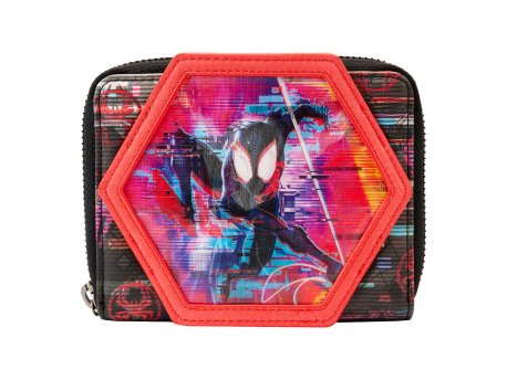 Loungefly Marvel Across The Soiderverse Lenticular Zip Around Wallet