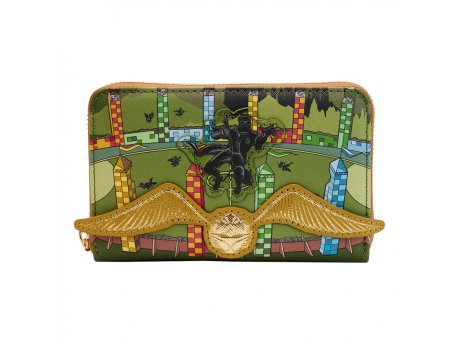 Loungefly Harry Potter Golden Snitch Zip Around Wallet