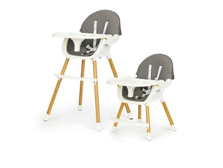 ECO TOYS Hranilica za bebe 2u1 ECO GRAY