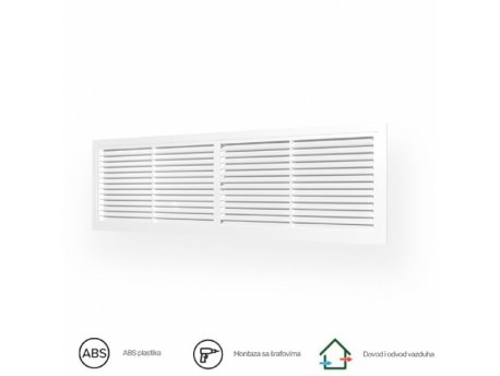 BBLINK ERA Žaluzina 4513RP Bela (455x133 mm)