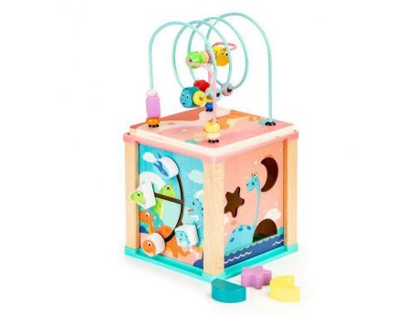 ECO TOYS Drvena edukativna kocka-MS
