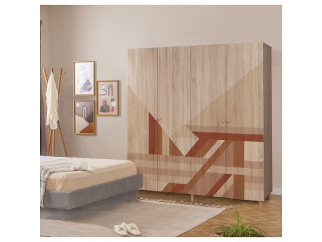 HANAH HOME Garderober Loni 4 910