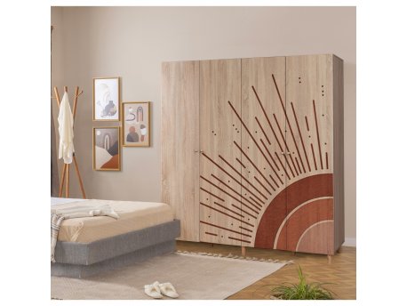HANAH HOME Garderober Loni 4 970