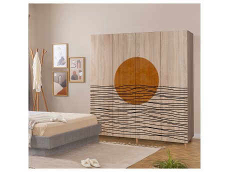 HANAH HOME Garderober Loni 4 974