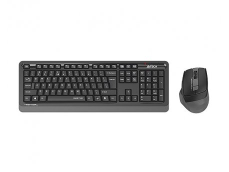 A4 TECH FGS1035Q FSTYLER Wireless QuietKey Combo USB US sivi set