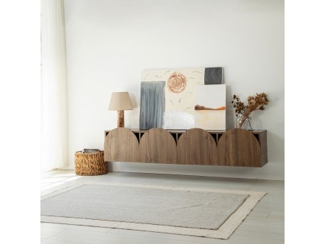 HANAH HOME TV polica Mesta Walnut
