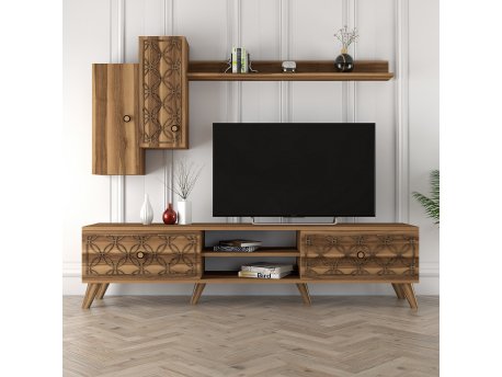 HANAH HOME TV polica Class S Walnut