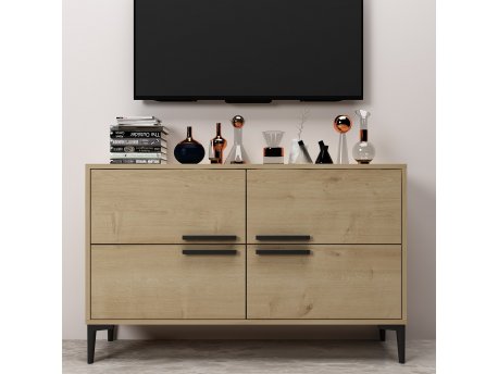 HANAH HOME TV polica Ctn Sapphire Oak