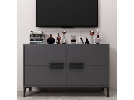 HANAH HOME TV polica Ctn Anthracite
