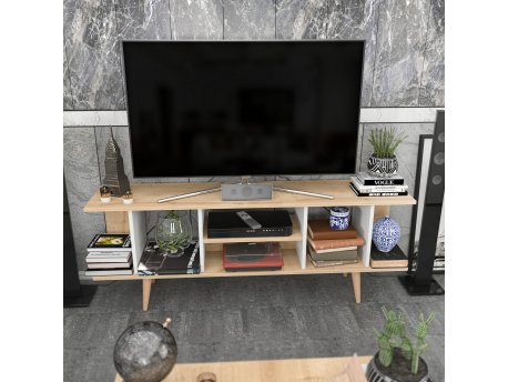 HANAH HOME TV polica Akya Sapphire White
