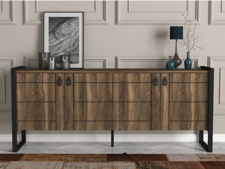 HANAH HOME Komoda Lost Console Walnut