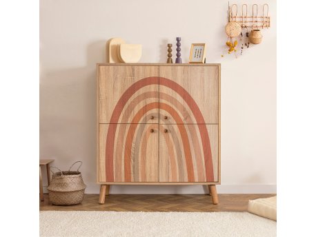 HANAH HOME Višenamenski ormar Multilux Iris