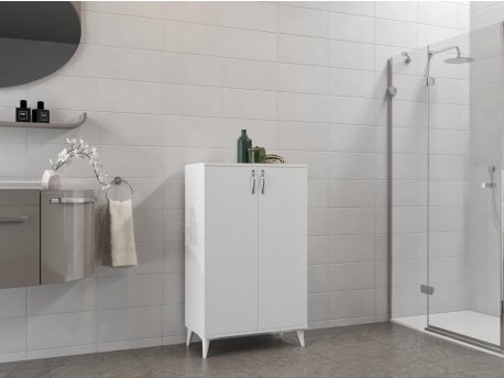 HANAH HOME Višenamenski ormar Alaska White