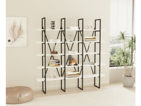 HANAH HOME Polica za knjige Beylerbeyi White